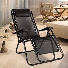 Zero gravity chair oversized * caravan canopy. Set Of 2 Reclining Gravity Chair Folding Recliner Sunloungers