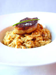 Risotto Aux Cepes Et Foie Gras Poele Plats Cuisines Risotto Foie Gras Poele