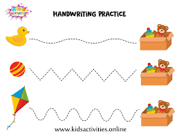 Handwriting and creative writing printable materials to learn and practice writing for preschool, kindergarten and early elementary. Tracing Lines Worksheets For Preschool Free Printable Kids Activities