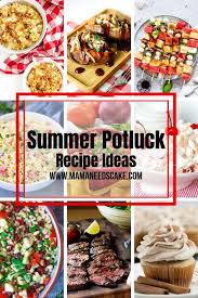 They're perfect for game day or any party gathering! Summer Potluck Recipes Appetizers Sides Main And Desserts Summer Potluck Recipes Appetizer Recipes Easy Potluck Recipes