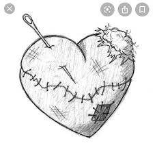 Pins And Needles Heart En 2020 Dessin De Coeur Dessin Coeur Dessin Noir Et Blanc