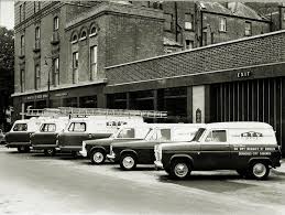 29 March 1963 Rtv Rentals Motor Fleet Outside The Munster And Leinster Bank Pembroke Branch 52 Upper Baggot Street Dublin Dublin City Dublin Dublin Ireland