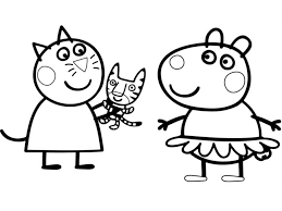 We have collected 40+ peppa pig family coloring page images of various designs for you to. Peppa Pig Birthday Party Coloring Pages Coloring And Drawing
