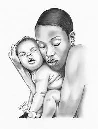 Mother And Child Art Mother And Child Drawing Mother And Daughter Drawing Mother And Child Painting