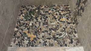 Make certain you have a new wax ring for replacing the toilet. Help Select Grout Color For River Rock Shower Floor