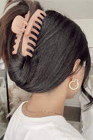 How To Style Claw Hair Clips In 2021 Hair Accessories Metal Hair Clips Claw Hair Clips