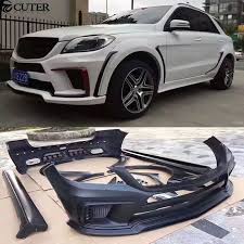 W166 Ml350 Car Body Kit Frp Unpainted Front Rear Bumper Side Skirts For Mercedes Benz W166 Ml400 Wald Body Kit 12 16 Mercedes Benz Body Kit Car
