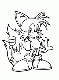 She is armed and very dangerous. Sonic Tails Coloring Pages Coloring Home