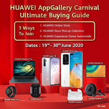 Cybersecurity malaysia, celcom and huawei malaysia team up to explore development of malaysia's cyber security capabilities towards 5g. Huawei Appgallery Carnival To Happen From 19 30 June 2020 Lucky Draw Prizes Worth Up To Rm2 Million The Axo