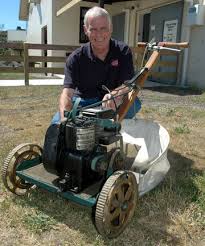 The smallest types of lawnmowers, pushed by a human, are suitable for small. Club Preserves Memory Of Pioneer Of Motor Mowers Stuff Co Nz