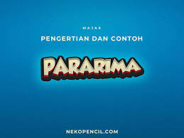 40 Contoh Majas Pararima Dan Pengertiannya Pendidikan Gerak Teka Teki