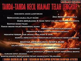 Tanda tanda besar kiamat bersama ustaz wadi annuar ayub. Tanda Tanda Kiamat Kecil Telah Lengkap Sempurna Kiamat Besar Sedang Di Sempurnakan Tarbiahmoeslim S Blog
