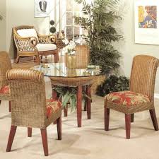 Panama Rattan Wicker Dining Chair Table 5 Piece Set Check This Awesome Product By Going To The Wicker Dining Chairs Wicker Furniture Indoor Wicker Furniture