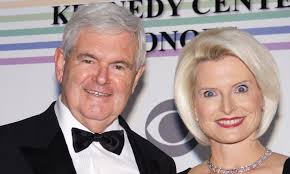 Newt Gingrich 'bought off wife' with jewellery worth $1million to stay in  race for the White House