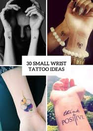 Small tattoos are hot favourite amongst men, women, girls, guys. 30 Cool Small Wrist Tattoo Ideas For Women Styleoholic