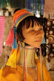 Long Necked Woman of the Karen Tribe, …