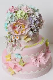 Watercolor roses, anemones, ranunculus pattern. Summer Pastel Flowers Wedding Cake Photo Beautiful Cake Pictures Beautiful Cakes Pretty Cakes