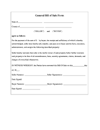 blank bill of sale form fill out and sign printable pdf template signnow