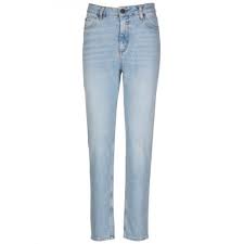 Sandro High Rise Mom Jeans Light Wash Jean Blue Vintage Denim Women Jeans Yqktkex P6464h H18parisien