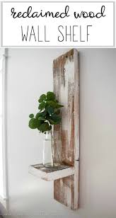 Reclaimed Wood Wall Shelf Diy Farmhouse Decor Farmhouse Diy Wood Wall Shelf