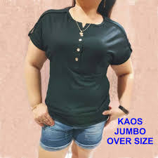 Apalagi jika kita bertemu dengan orang yang. Kaos Wanita Jumbo Kancing 4 Spandex Premium Polos Big Size Baju Cewek Atasan Cewe Oblong Gede Gemuk Shopee Indonesia