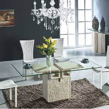 Custommade dining tables are handcrafted by american artisans with quality made to last. Hot Sale Glass Top Marble Base Living Room Dining Table Buy Glass Top Dining Table Marble Dining Table Glass Top Marble Base Dining Table Product On Alibaba Com