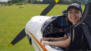 Zara rutherford was in the cockpit of a light plane within months of birth. Teenage Pilot In Solo Round World Record Bid Bbc News
