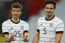 Rb rasenballsport leipzig striker yussuf poulsen scored the only goal of the game as denmark beat. Germany 1 1 Denmark Yussuf Poulsen Cancels Out Liverpool Target Florian Neuhaus Opener For Hosts Australiannewsreview