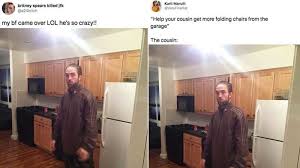 British actor robert pattinson has sure come a long way from playing a sparkling vampire in the 2008 twilight series to batman in 2020. Tracksuit Robert Pattinson Standing In The Kitchen Trending Memes Funny Relatable Memes Memes