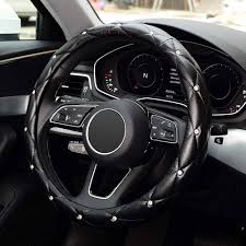 KAFEEK 16 inch Diamond Soft Leather Steering Wheel Cover,Compatible for  F150 F250 F350 Ram 4Runner Tacoma Tundra Range Rover : Amazon.in: Car &  Motorbike