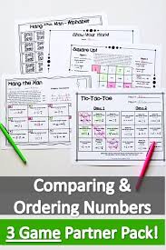 Comparing And Ordering Real Numbers Activities Partner Pack Real Numbers Activity Middle School Math Resources Real Numbers
