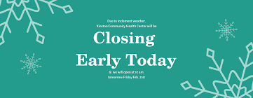We did not find results for: Kchc Closing Early Today Inclement Weather Word Press Kinston Community Health Center