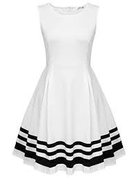 Black And White Color Block Dress Plus Size Meaneor Womens Plus Size Color Block Flared Cocktail Evening Party Dress Whitel You Can Get Pleated Party Dress Womens Cocktail Dresses Casual Cocktail Dress