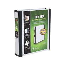 10% coupon applied at checkout. Staples Better Mini 5 5 X 8 5 Inch 3 Ring View Binder White 20949 55910 20949 Walmart Com Walmart Com