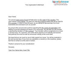 Samples Of Non Profit Fundraising Letters Lovetoknow Fundraising Letter Sponsorship Letter Donation Letter