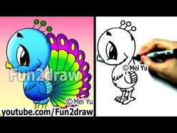 Pin By Kyah Troyer On Drawing Fun2draw Animal Drawings Peacock Drawing