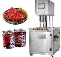 Food Tuna Tin Cans Semi Automatic Nitrogen Inject Vacuum ...