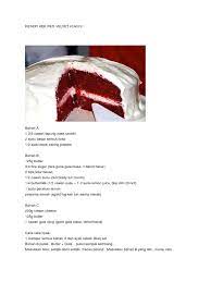 Hari ini saya share satu resep kue kukus. Resepi Kek Red Velvet Kukus