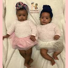 Beautiful Black And Native American Babies Merilette Merilee 4 Months Dominican Native American African American Black Twin Babies Black Baby Girls African American Babies