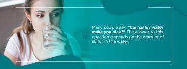 Is Sulfur Water Safe Treating Sulfur Water In Your Home