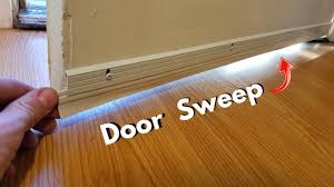 Some unattached door sweeps can get bunched up and make it difficult to open or close your door. Installing A Door Sweep Seal Gap Keep Drafts Bugs Out Jonny Diy Youtube
