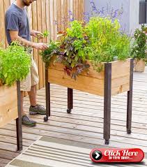 Mobiles Hochbeet Auf Rollen Fur Terrasse Und Balkon With Images Diy Raised Garden Raised Garden Raised Garden Beds