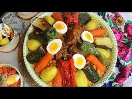 2 وصفة الكسكسي التونسي باللحم على طريقتي Couscous Tunisien Youtube Couscous Tunisien Comment Faire Une Pizza Couscous