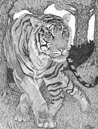 Jungle Prince Stipple By Mike Harrison Stippling Drawing Pen Art Work Stippling Art