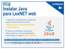 Java runtime environment (jre) is java's most basic virtual machine. Lexnet Justicia On Twitter Necesitas Optimizar El Funcionamiento De Lexnet Web Actualiza Java A La Ultima Version En El Enlace Https T Co 1tsbdxo3mk Si Tienes Windows O En Https T Co Zakbtngiie Si Utilizas Macos Https T Co