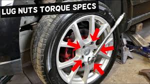 wheel lug nuts torque specs dodge journey fiat freemont