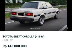 Banyak teman yang sering ngajakin latihan reli lagi, jadi mau enggak mau ya. Banderol Toyota Corolla Dx Bisa Tembus Di Atas Rp 100 Juta Halaman All Kompas Com