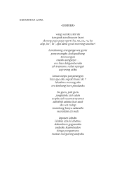 Sakjroning keselku ana esemu sekolah. Geguritan Pendidikan 1