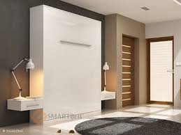 Schrankbett Murphy Bed Klappbett Smartbett 140cm Vertikal Weiss Small Appartment Beds For Small Spaces Murphy Bed