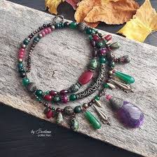 38 Begenme 3 Yorum Instagram Da Avtorskie Ukrasheniyasvetlanas Jewelry By Svetlana Prodan Kole Vint Beaded Necklace Beaded Jewelry Jewelry Art